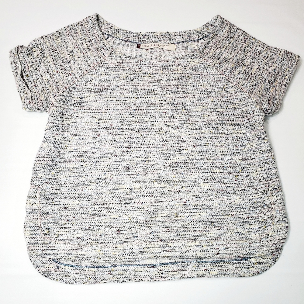 ❤️NWOT Chelsea Violet cropped nub sweater S